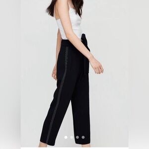 Aritzia Wilfred tie front pants